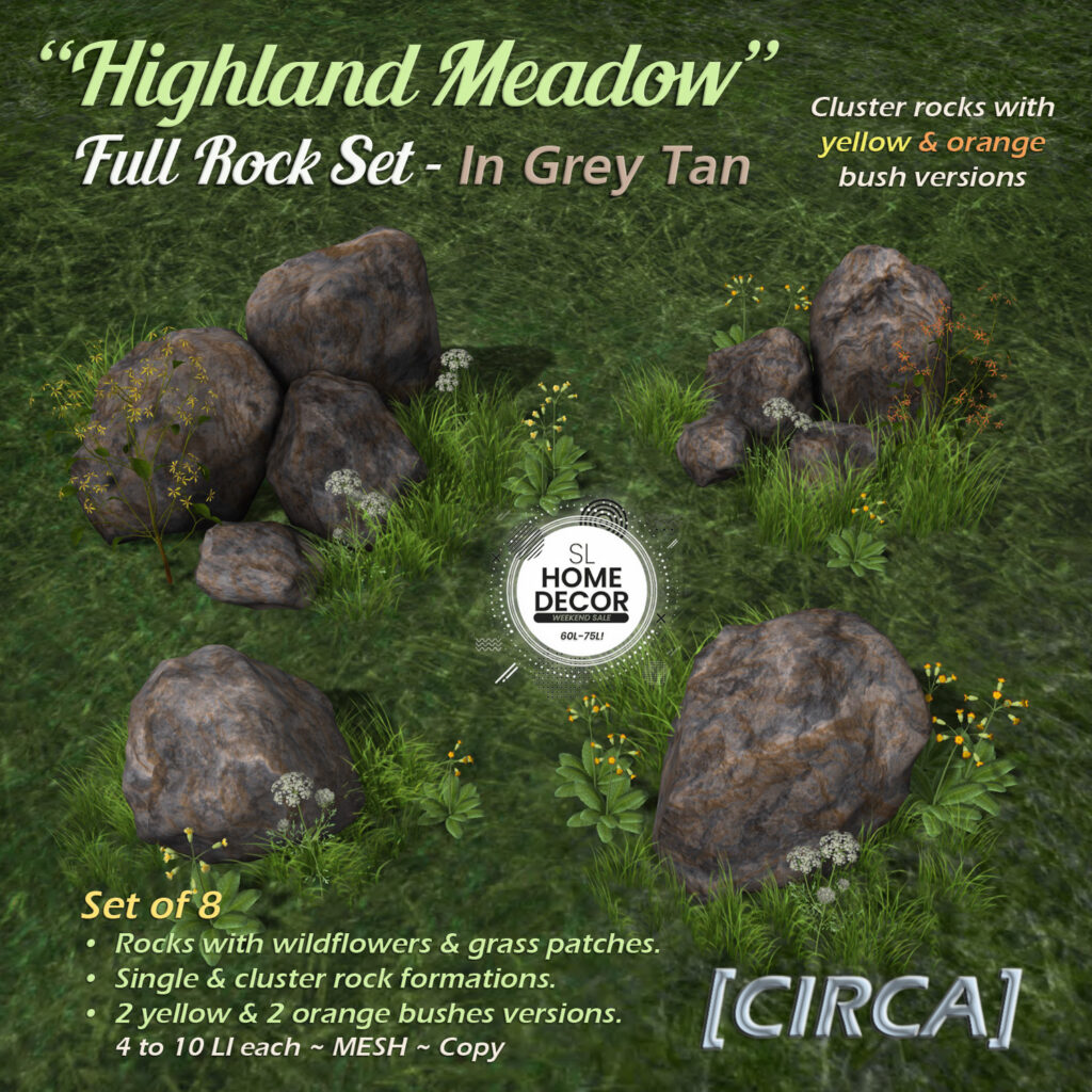 Highland Meadow Full Rock Set