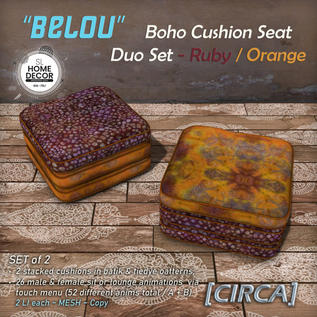 Belou Boho Cushion Seat