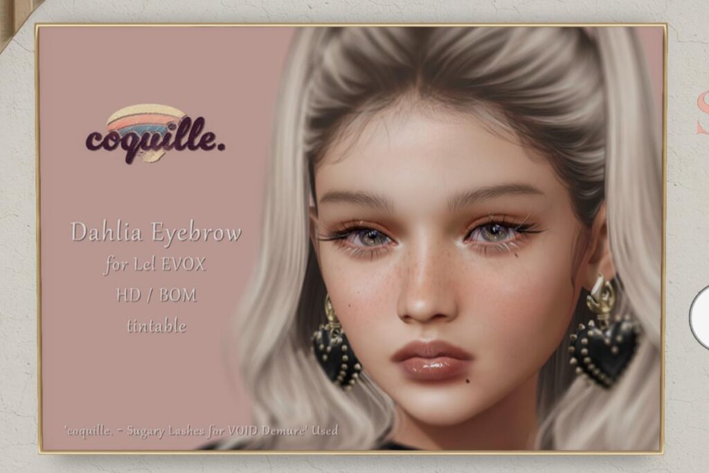 Dahlia Eyebrow - EvoX, L$199