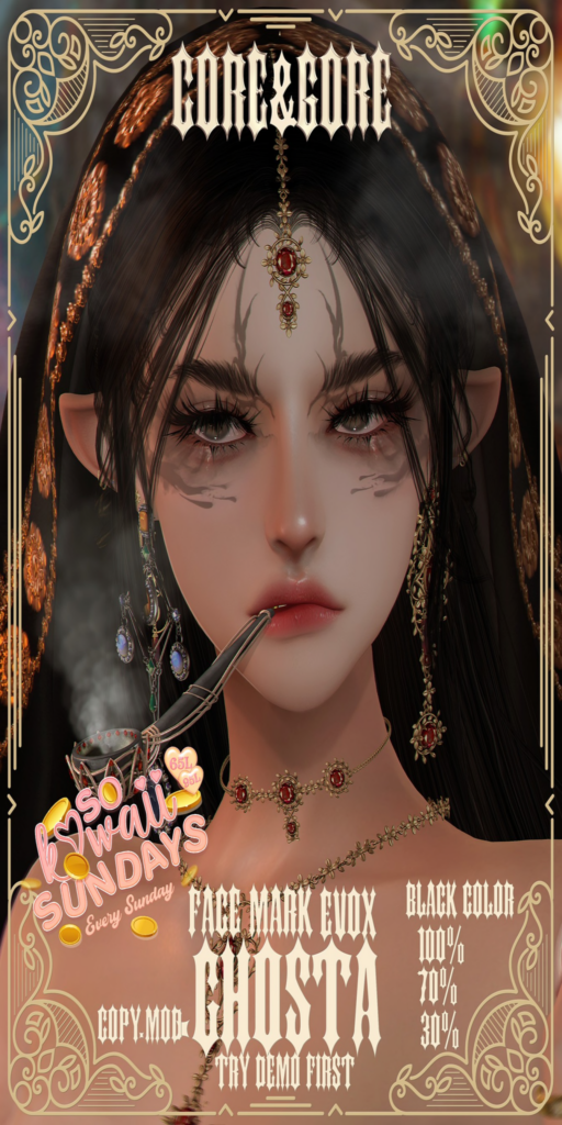 Ghosta Tattoo - EvoX	&lt;a href=&quot;http://maps.secondlife.com/secondlife/OEDO2215/133/96/371&quot;&gt;Teleport&lt;/a&gt;