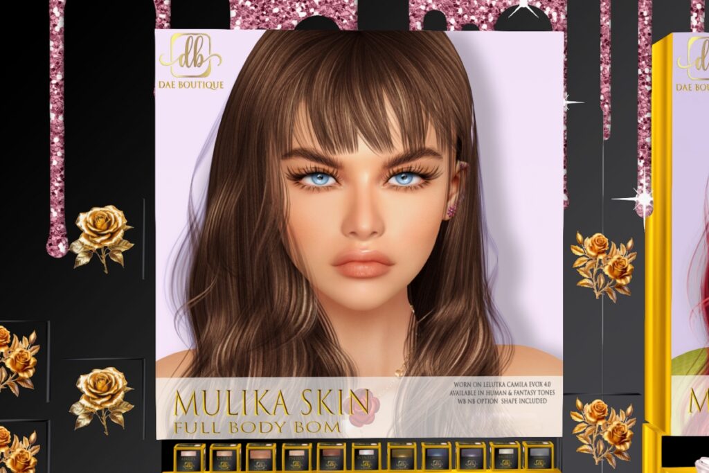 Mulika Skin Human Tones - EvoX, L$488 each/L$750 FP