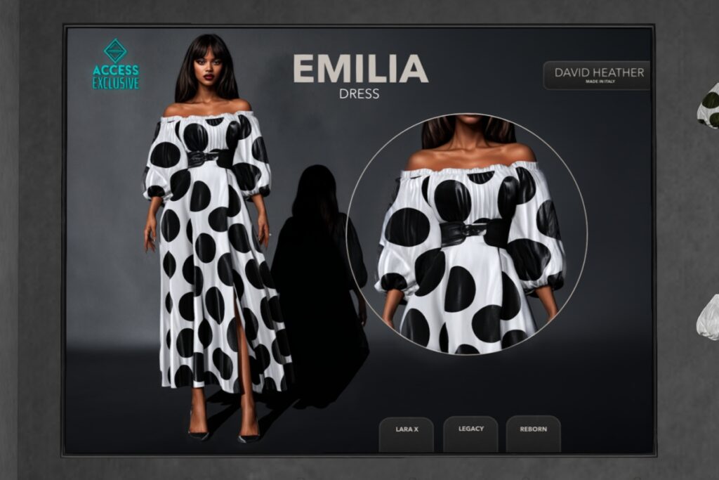 Emilia Dress - Legacy/MaitreyaX/Reborn, L$300 each/L$2150 FP