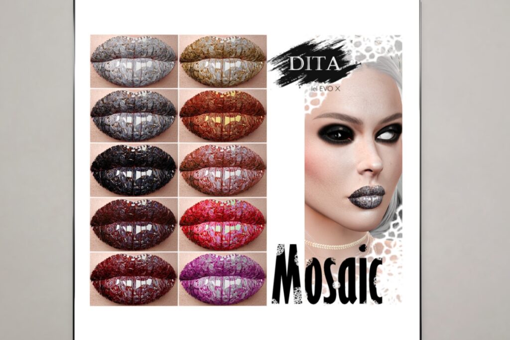 Mosaic Lipstick - EvoX, L$225