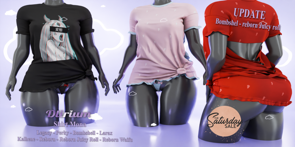 Mona Shirt - Erika/Legacy/MaitreyaX/Reborn/+mods	&lt;a href=&quot;http://maps.secondlife.com/secondlife/xLUMINOUS%20HALLWAYx/54/31/21&quot;&gt;Teleport&lt;/a&gt;