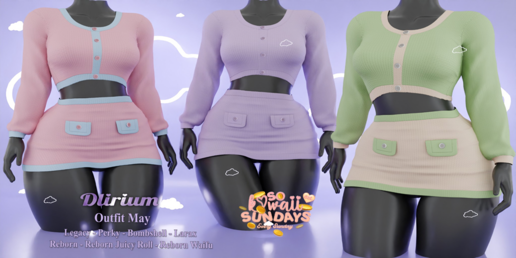 May Outfit - Legacy/MaitreyaX/Reborn/+mods	&lt;a href=&quot;http://maps.secondlife.com/secondlife/xLUMINOUS%20HALLWAYx/55/32/21&quot;&gt;Teleport&lt;/a&gt;