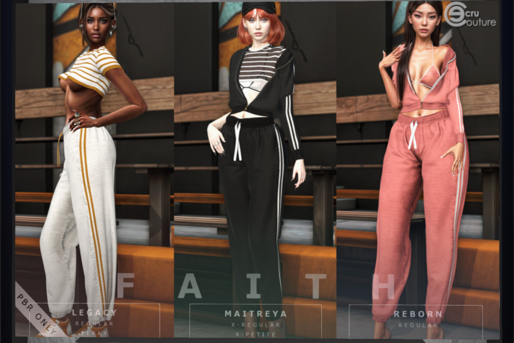 Faith Set - Legacy/MaitreyaX/Reborn/+mods, L$499 each/L$1499 FP