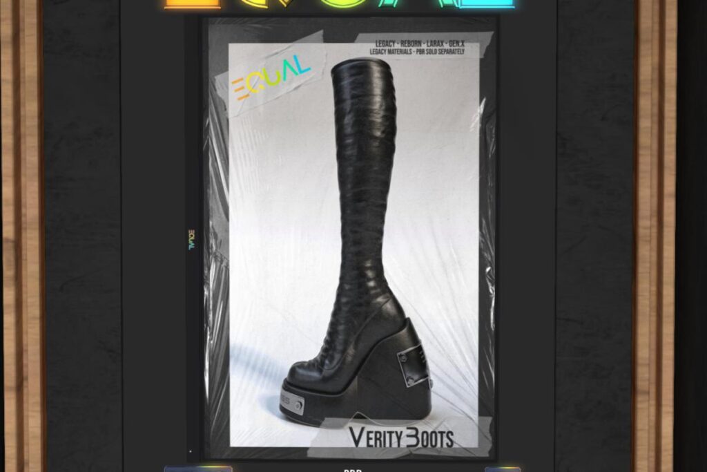 Verity Boots - GenX/Legacy/MaitreyaX/Reborn, L$288 each/L$988 each FP