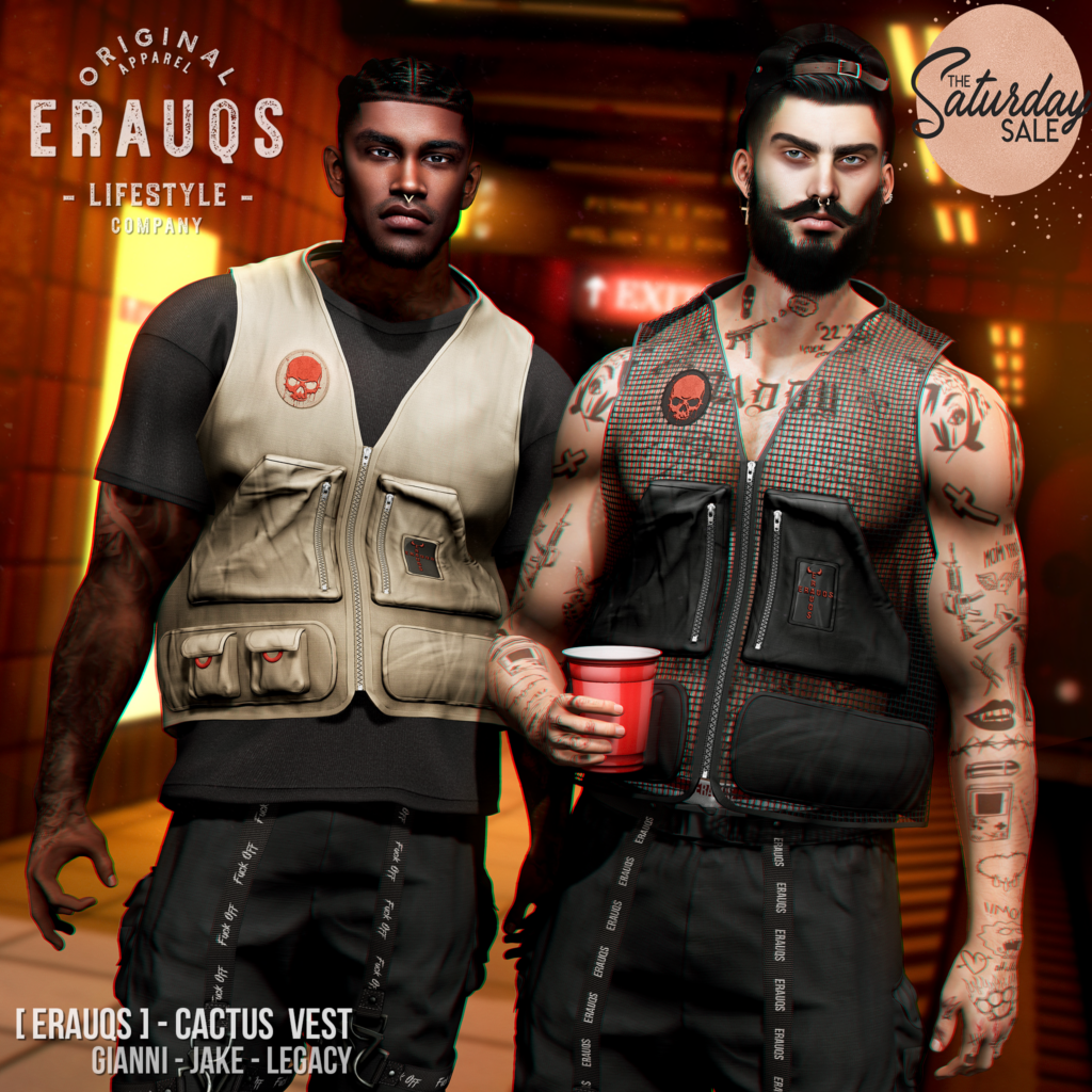 Cactus Vest - Gianni/Jake/Legacy	&lt;a href=&quot;http://maps.secondlife.com/secondlife/Ascendant/119/69/52&quot;&gt;Teleport&lt;/a&gt;