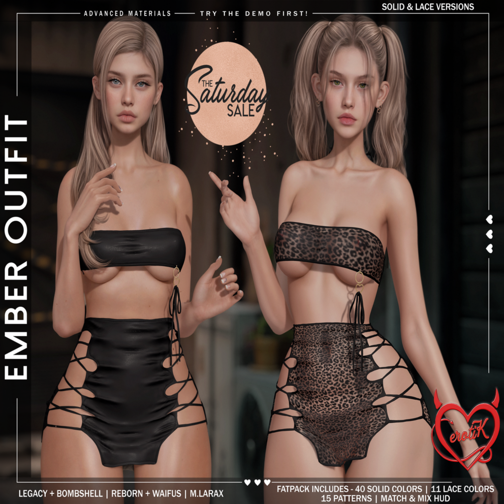 Ember Outfit - Legacy/MaitreyaX/Reborn/+mods	&lt;a href=&quot;http://maps.secondlife.com/secondlife/WIP/112/134/1501&quot;&gt;Teleport&lt;/a&gt;