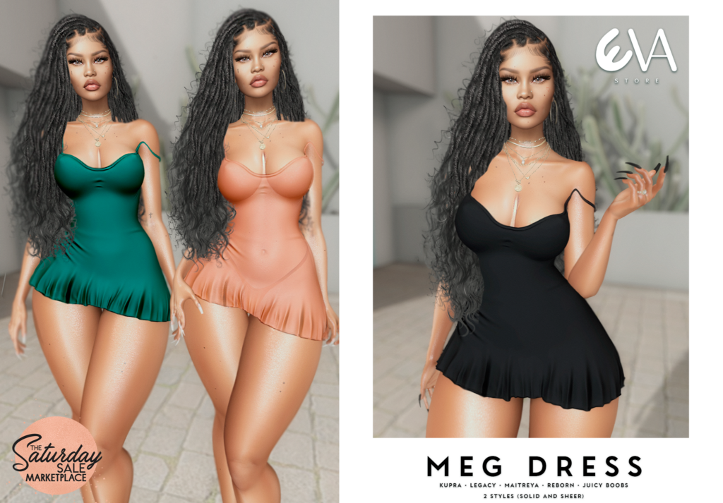 Meg Dress - Inithium/Legacy/Maitreya/Reborn/+mods