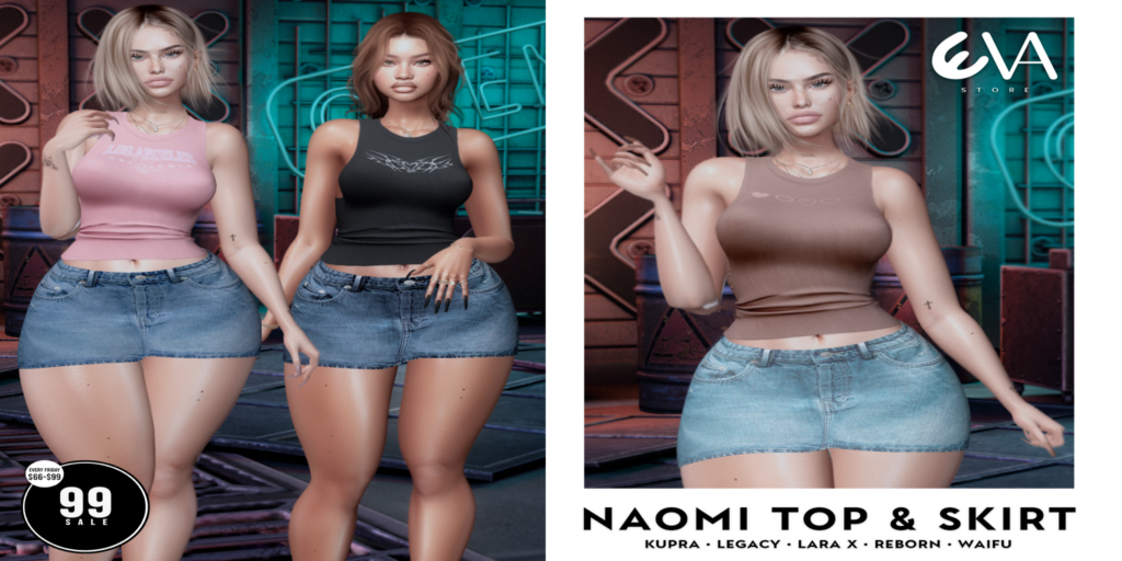 Naomi Top and Skirt - Inithium/Legacy/MaitreyaX/Reborn/+mods