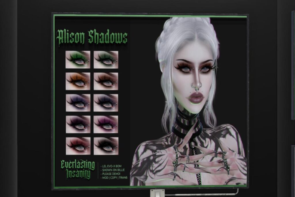 Alison Shadows - BOM/EvoX, L$250