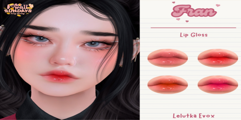 Lip Gloss - EvoX	&lt;a href=&quot;https://maps.secondlife.com/secondlife/Town%20Blue%20Port/76/128/1872&quot;&gt;Teleport&lt;/a&gt;