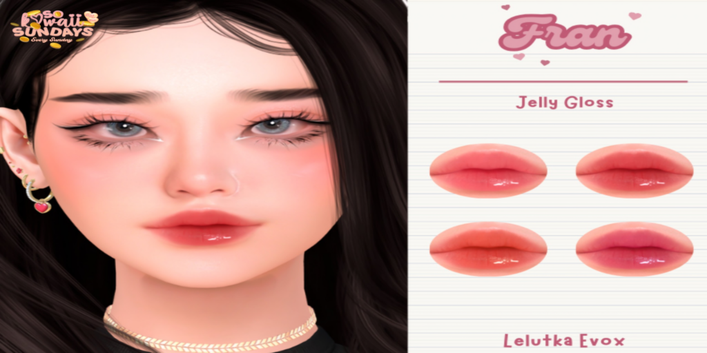 Jelly Gloss - EvoX	&lt;a href=&quot;https://maps.secondlife.com/secondlife/Town%20Blue%20Port/76/128/1872&quot;&gt;Teleport&lt;/a&gt;