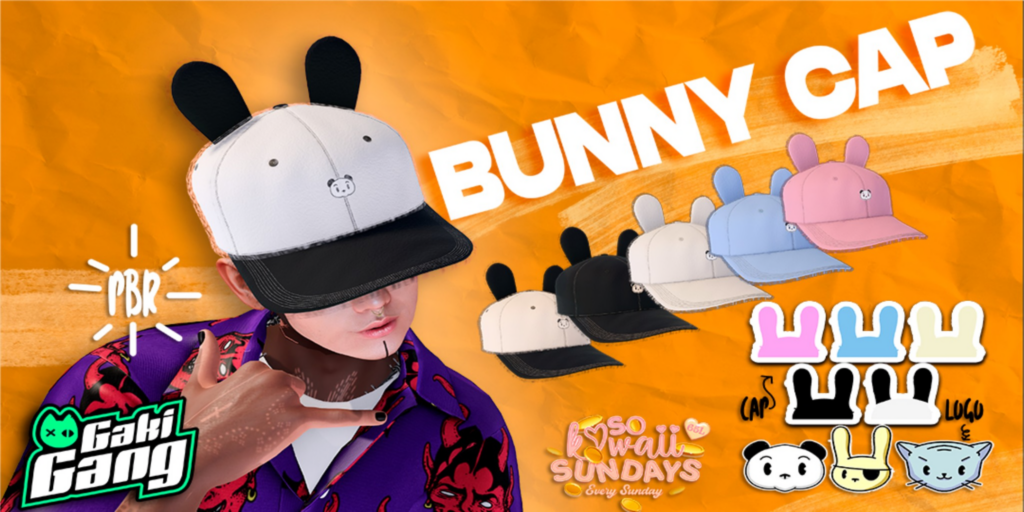 Bunny Cap	&lt;a href=&quot;https://maps.secondlife.com/secondlife/Fang/101/96/2751&quot;&gt;Teleport&lt;/a&gt;