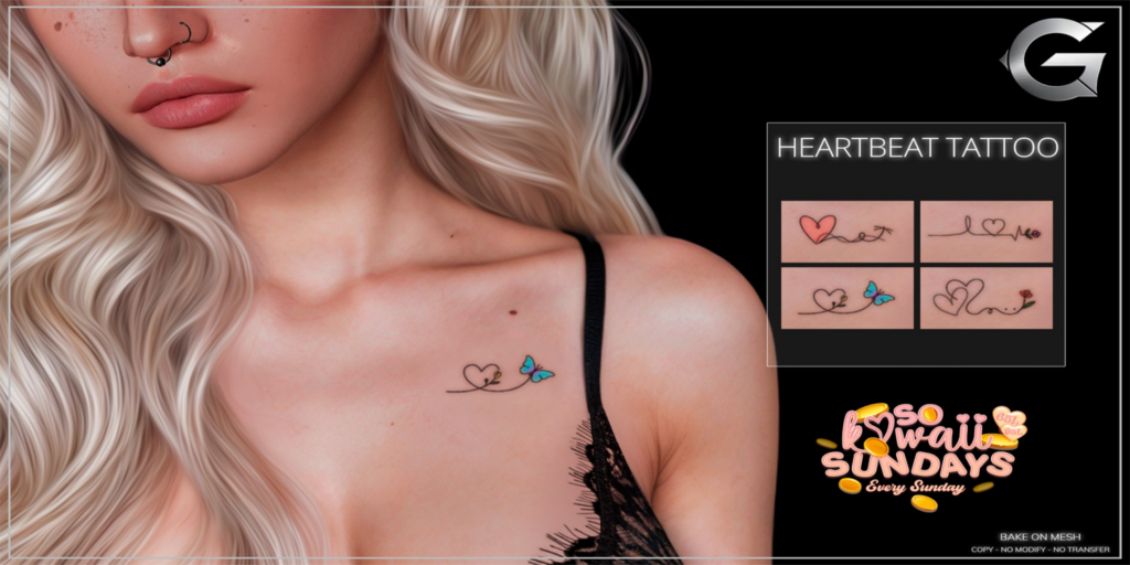 Heartbeat Tattoo - BOM	&lt;a href=&quot;http://maps.secondlife.com/secondlife/Spruce%20Peak/211/191/24&quot;&gt;Teleport&lt;/a&gt;