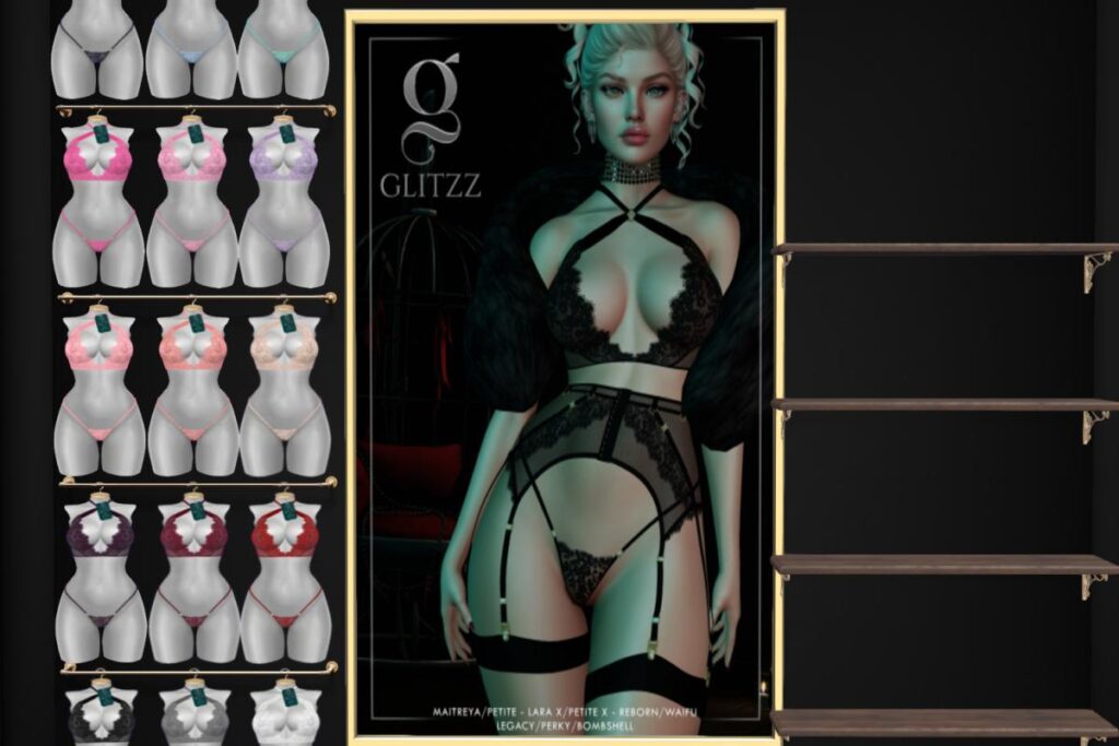 Serena Lingerie - Legacy/Maitreya/Reborn/+mods, L$188 each/L$2000 each FP