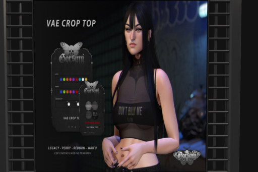 Vae Crop Top - Legacy/Reborn/+mods, L$350