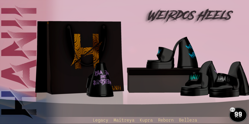 Weirdo Heels - Belleza OG/Inithium/Legacy/Maitreya/Reborn