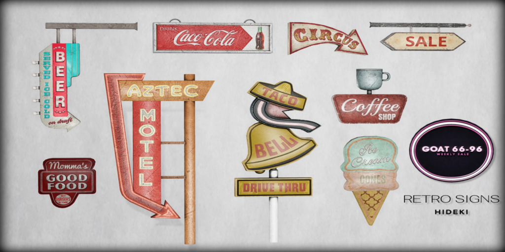 Retro Signs Decoration