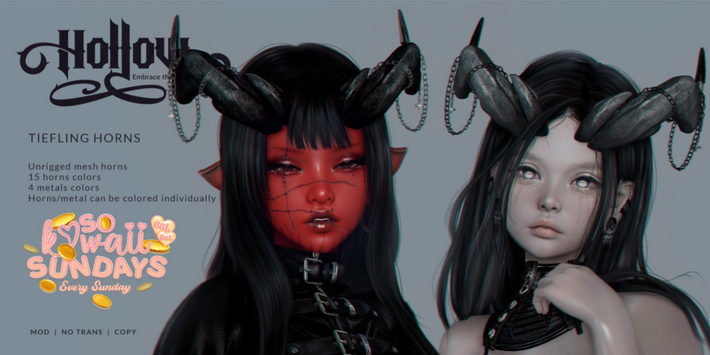 Tiefling Horns	&lt;a href=&quot;http://maps.secondlife.com/secondlife/Tomoeda/109/37/1502&quot;&gt;Teleport&lt;/a&gt;