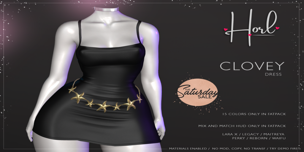 Clovey Dress - Legacy/Maitreya/Reborn/+mods	&lt;a href=&quot;http://maps.secondlife.com/secondlife/Spiced%20Romance/12/140/3801&quot;&gt;Teleport&lt;/a&gt;