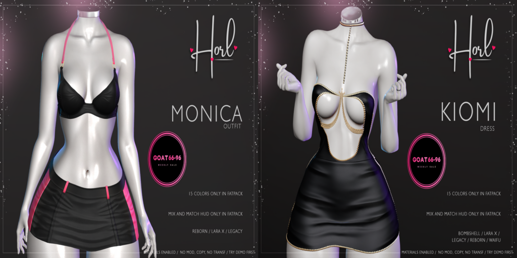 Monica and Kiomi Dresses - Legacy/MaitreyaX/Reborn/+mods