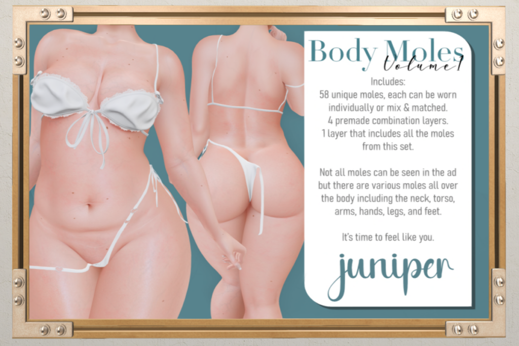 Body Moles - BOM, L$295