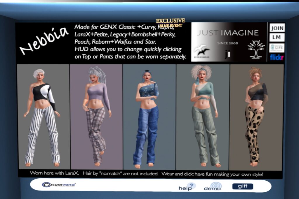 Nebbia Outfit - GenX/Inithium/Legacy/MaitreyaX/Peach/Reborn/+star/+mods, L$299 FP