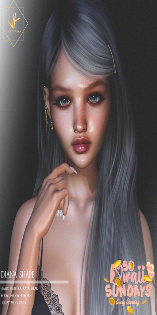 Diana Shape - EvoX Kaya/Reborn	&lt;a href=&quot;http://maps.secondlife.com/secondlife/Club%20Greystone/192/34/1030&quot;&gt;Teleport&lt;/a&gt;