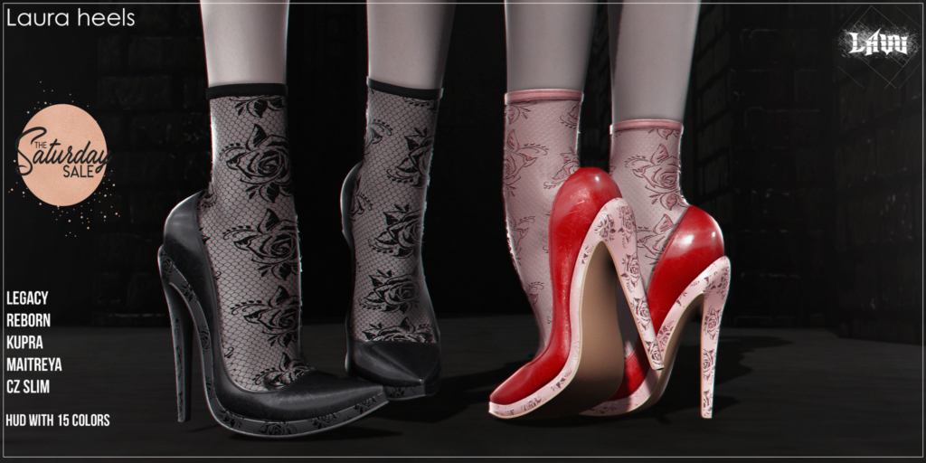 Laura Heels - CZ Slim/Maitreya/Legacy/Maitreya/Reborn	&lt;a href=&quot;http://maps.secondlife.com/secondlife/Magic%20Sky/181/146/2022&quot;&gt;Teleport&lt;/a&gt;