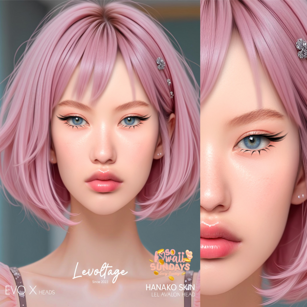 Hanako Skin - EvoX	&lt;a href=&quot;http://maps.secondlife.com/secondlife/Marinella/44/93/499&quot;&gt;Teleport&lt;/a&gt;