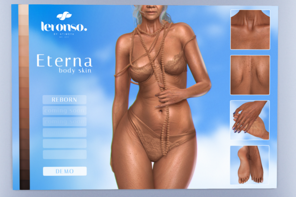 Eterna Body Skin - Reborn, L$499