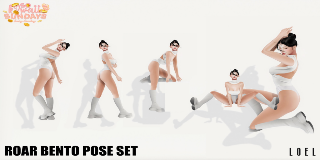 Roar Poses	&lt;a href=&quot;http://maps.secondlife.com/secondlife/Stargazer%20Galaxy/101/47/3118&quot;&gt;Teleport&lt;/a&gt;