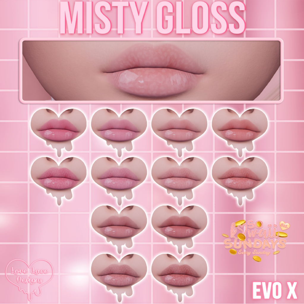 Misty Gloss - EvoX	&lt;a href=&quot;http://maps.secondlife.com/secondlife/Business%20District%20Bravo/111/197/23&quot;&gt;Teleport&lt;/a&gt;