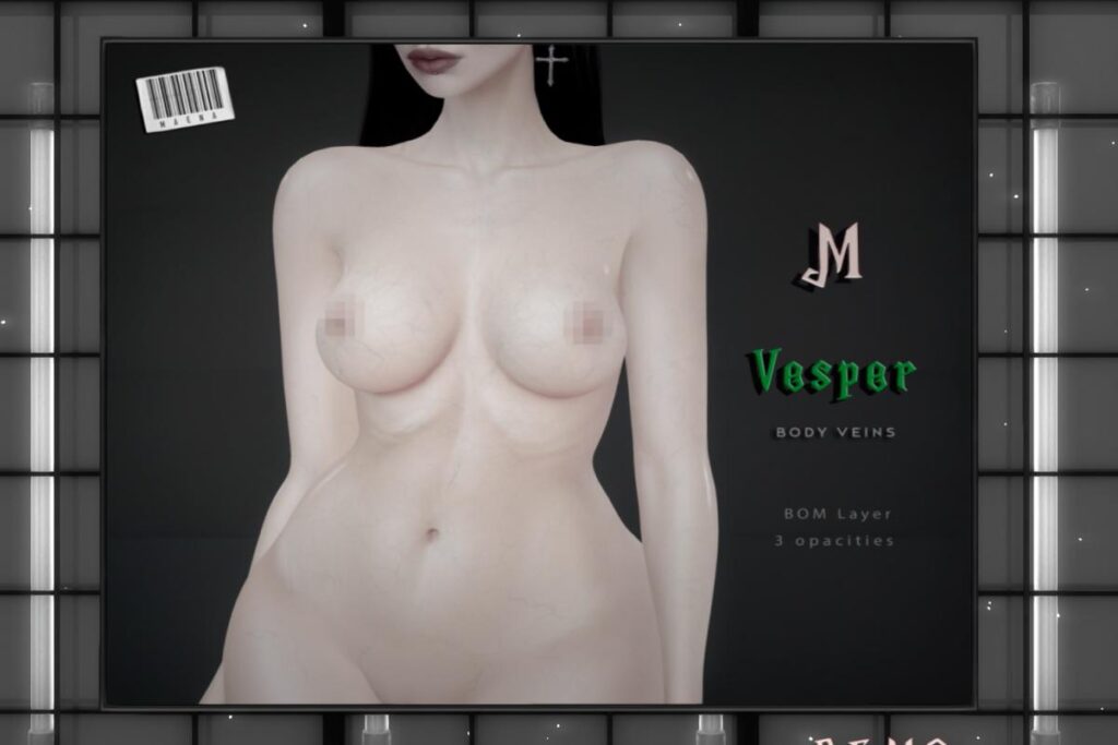 Vesper Body Veins - BOM, L$320