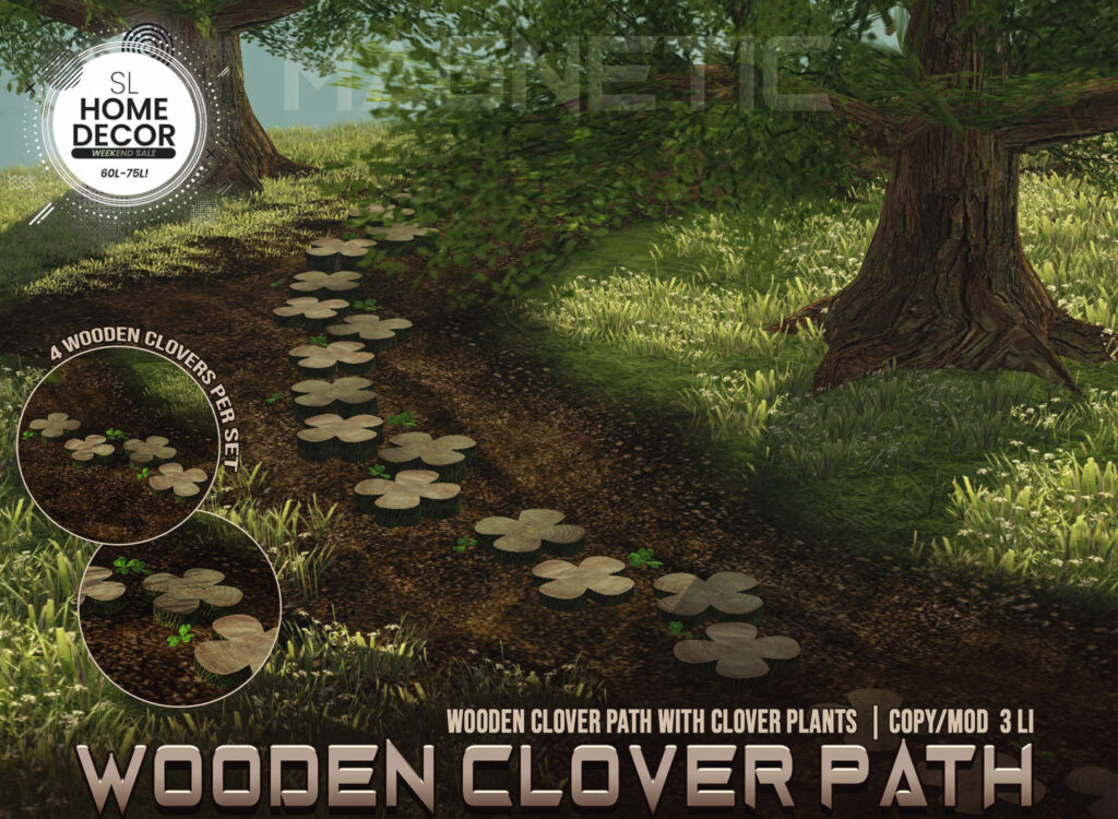 Wooden Clover Path