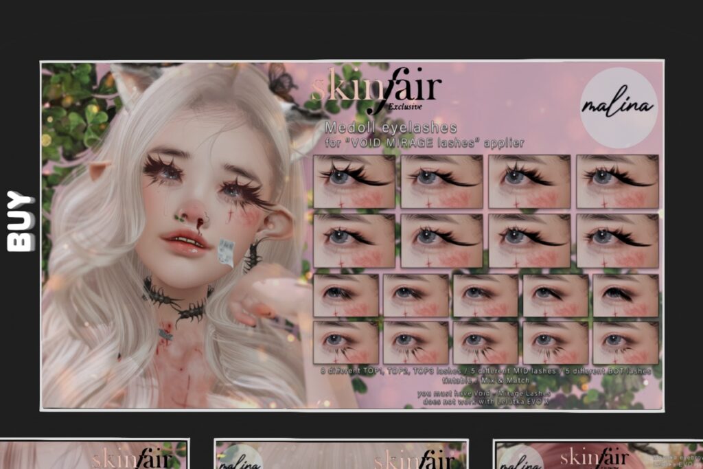 Medoll Eyelashes - Void Mirage, L$379