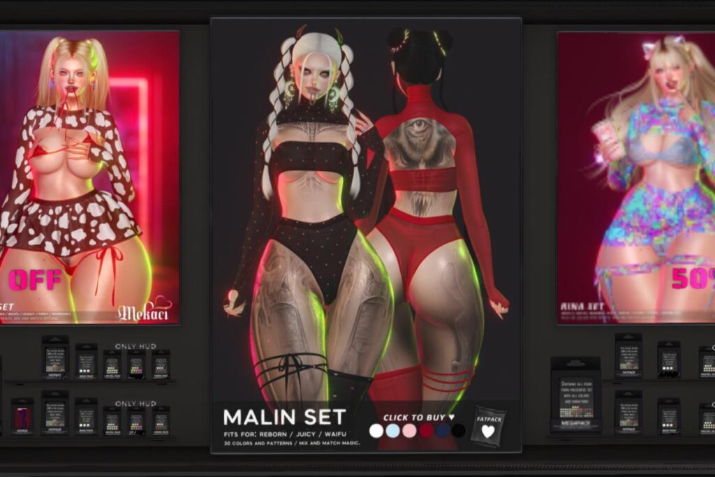 Malin Set - Reborn/+mods, L$375 each/L$1800 FP