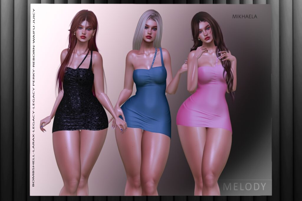 Mikhaela Dress - Legacy/MaitreyaX/Reborn/+mods, L$299 each/L$1699 FP