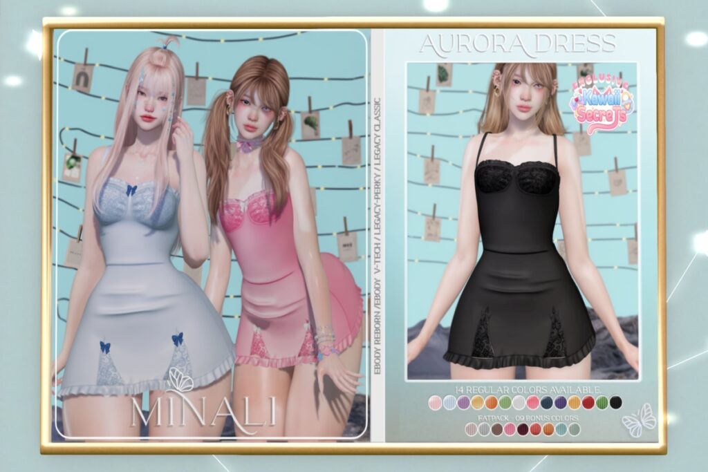 Aurora Dress - Legacy/Reborn/+mods, L$199 each/L$1199 FP