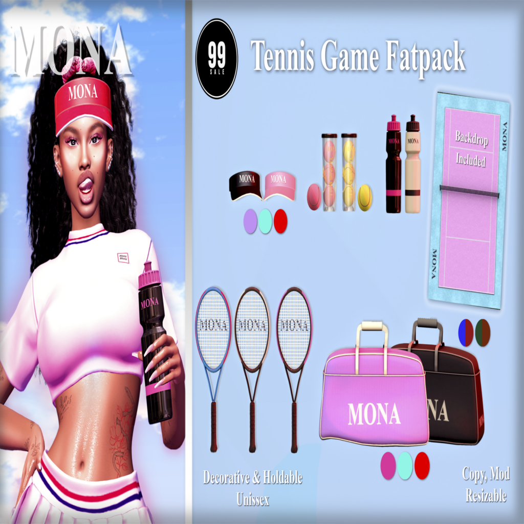 Tennis Game Holdables and Decor Set