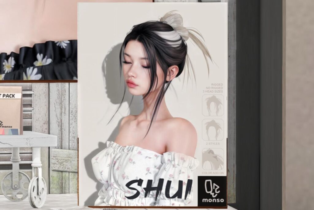 Shui Hair, L$288 each/L$688 FP