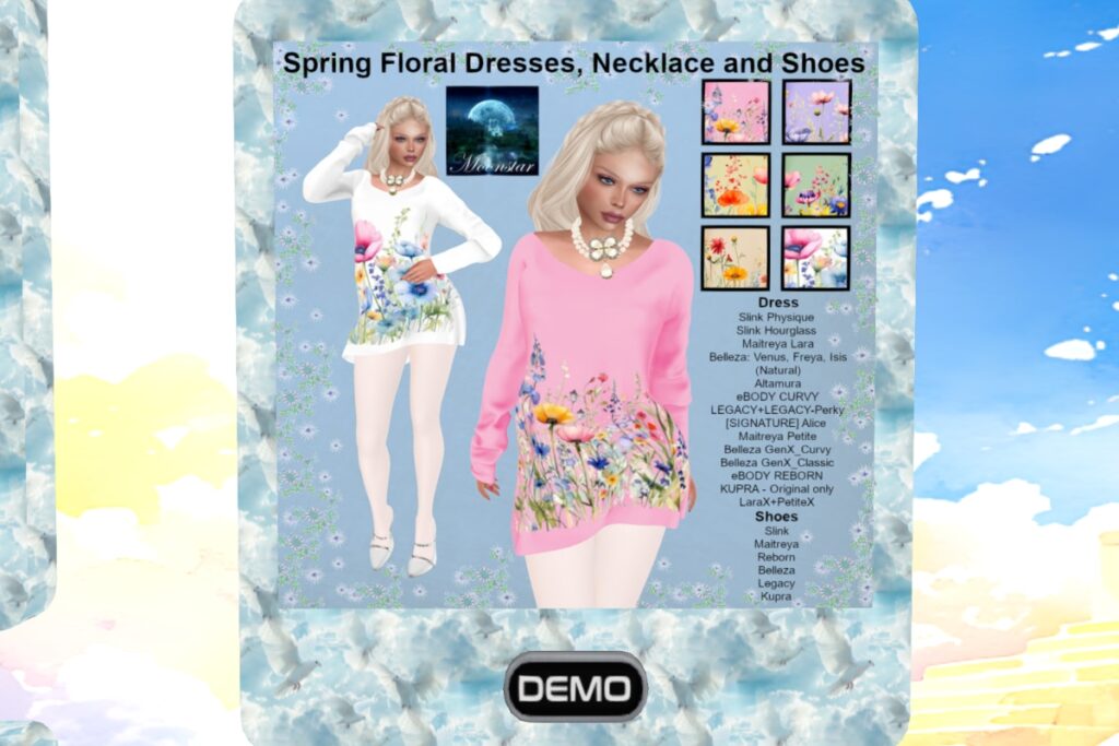 Spring Floral Outfit - See Ad For Fits, L$180