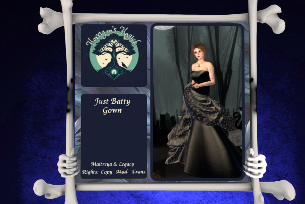 Just Batty Gown - Legacy/Maitreya, L$150