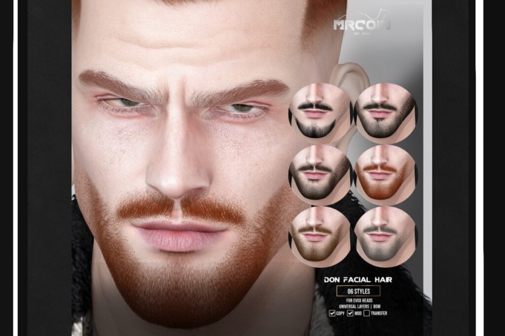 Don Facial Hair - EvoX, L$300