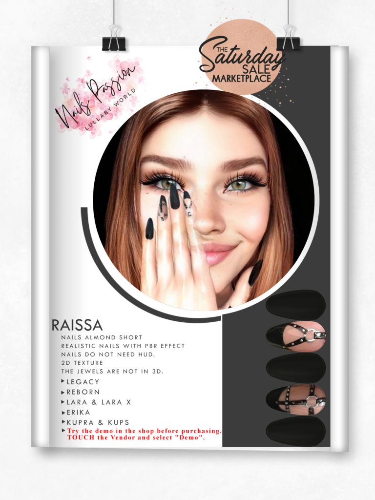 Raissa Nail Set - Erika/Inithium/Legacy/Maitreya/Reborn/+mods