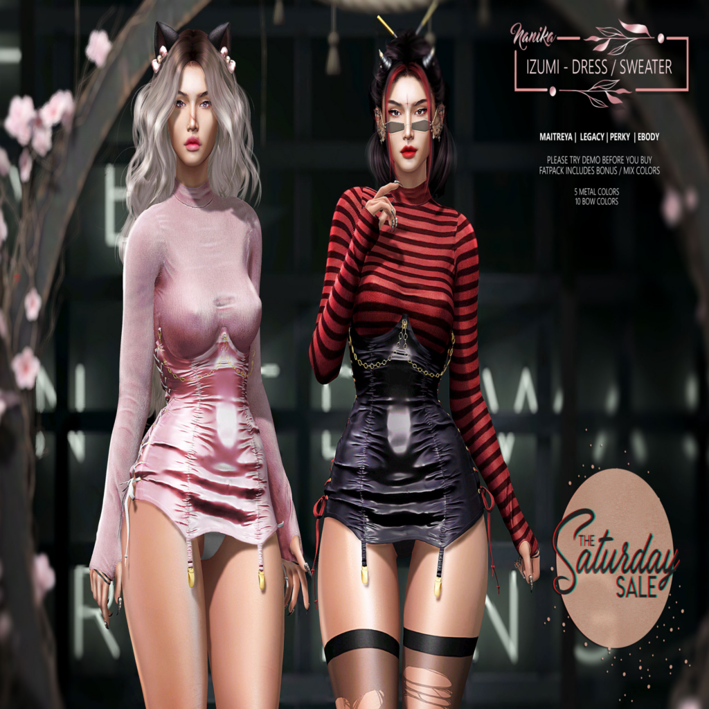 Izumi Dress &amp; Sweater - Legacy/Maitreya/Reborn/+mods	&lt;a href=&quot;http://maps.secondlife.com/secondlife/Serena%20Almeria/42/87/2002&quot;&gt;Teleport&lt;/a&gt;