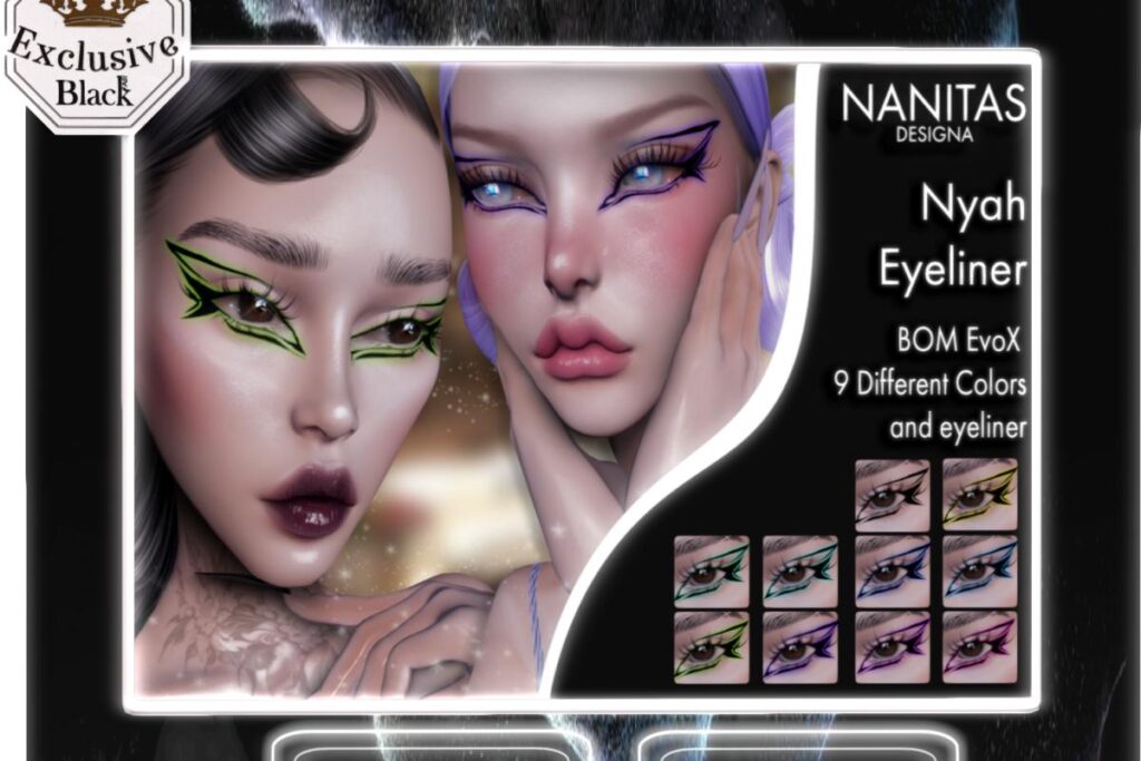 Nyah Eyeliner - EvoX, L$199