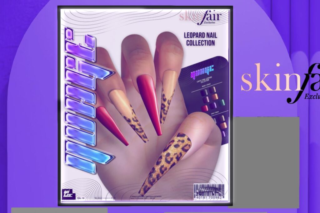 Leopard Nail Collection - GenX/Inithium/Legacy/MaitreyaX/Reborn/+mods, L$299 each/L$499 FP